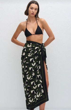 Matteau Silk Sarong - Agave