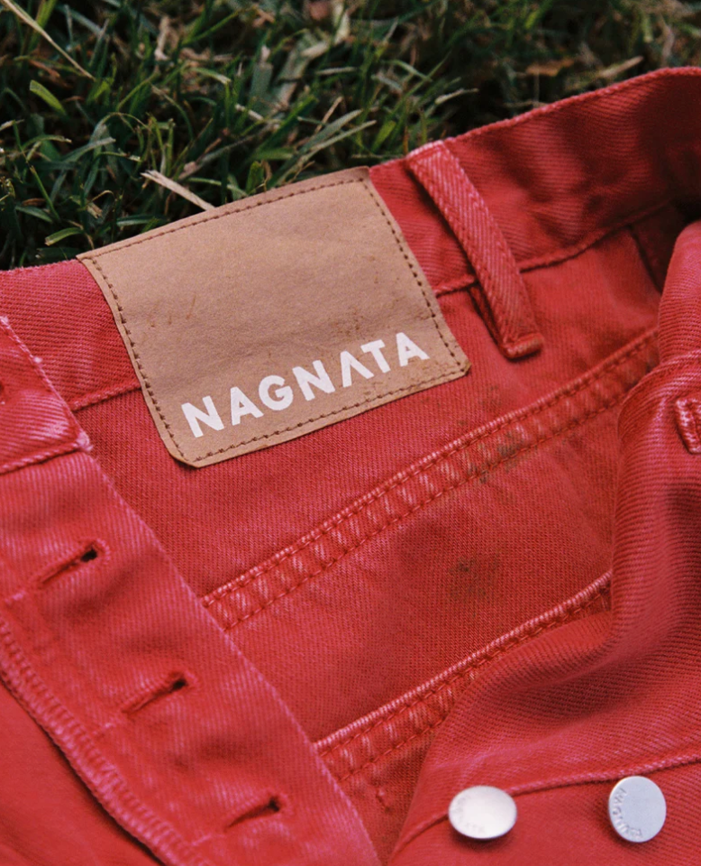 Nagnata Vegetable Dye Utility Jean - Ruby