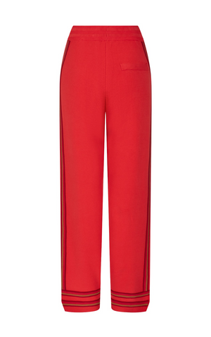 Nagnata Organic Motley Track Pant - Crimson