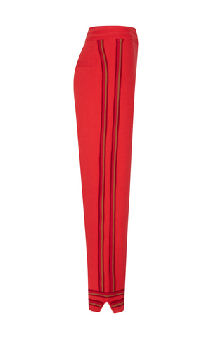 Nagnata Organic Motley Track Pant - Crimson