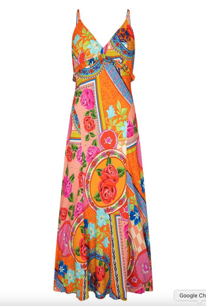 Spell Aphrodite Bias Maxi Dress - Rose
