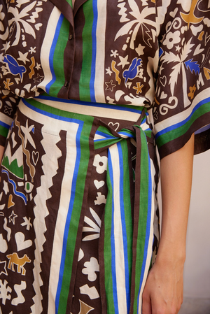 Alemais Maroc Wrap Skirt