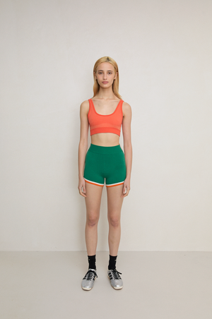 Nagnata Scoop Wool Crop - papaya