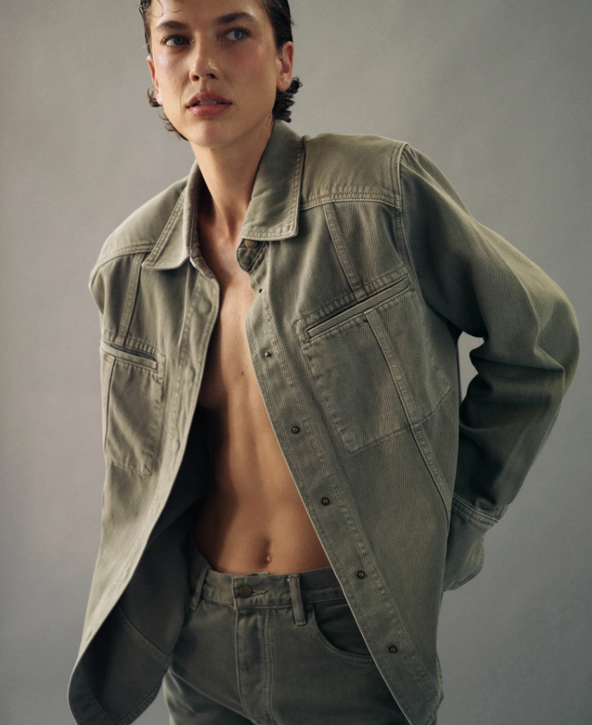 Nagnata Vegetable Dye Utility Jacket - Taupe