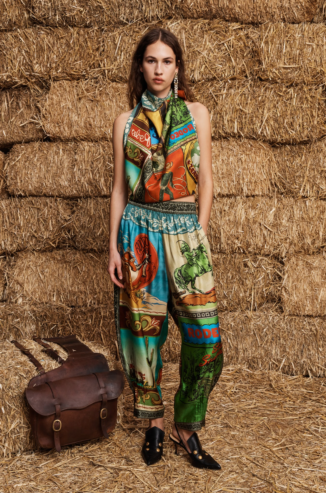 Alemais Ace Tapered Silk Pant