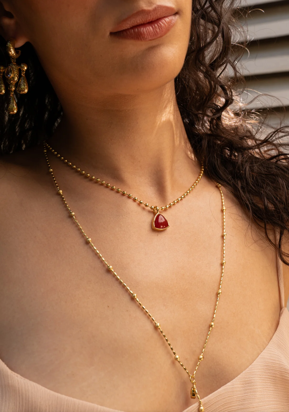 Mountain & Moon Emery Necklace