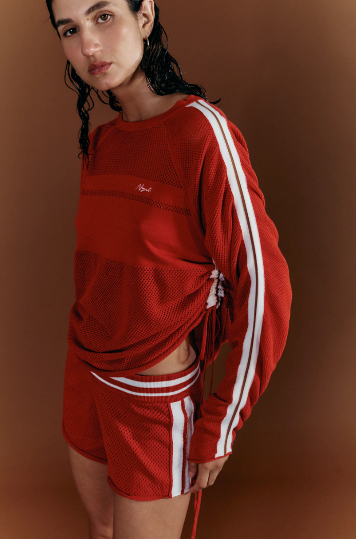 Nagnata Downtown Mesh Jersey - Poppy
