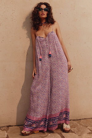 Spell Little Bird Jumpsuit - Berry