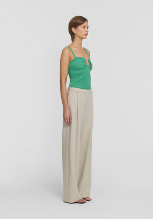 Viktoria & Woods Wynn Top - Galactic Green