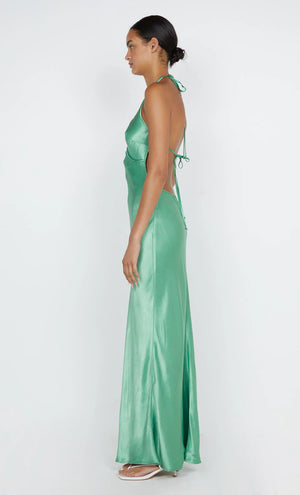 Bec + Bridge Zariah Halter Dress - Green Apple