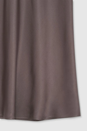 Anine Bing Bar Silk Skirt - Iron