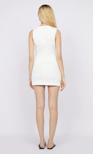 Bec and Bridge Aveline Asym Mini Dress - White