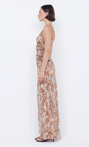 Bec and Bridge Jocelyn Maxi Dress - Cream Swirl