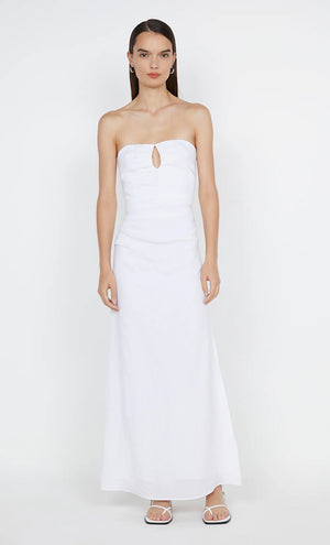 Bec and Bridge Marianna Strapless Dress - White