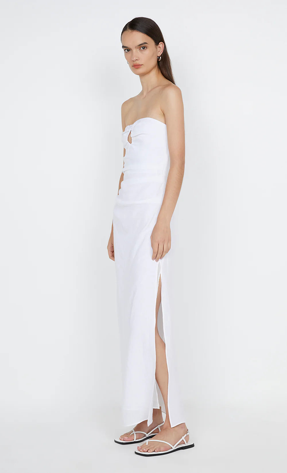 Bec and Bridge Marianna Strapless Dress - White