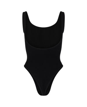 Nagnata Classic Wool Bodysuit - Black