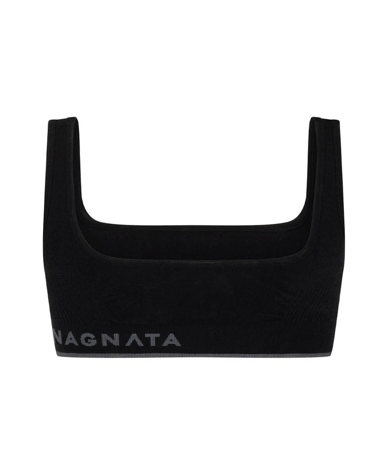 Nagnata Classic Wool Bralet - Black