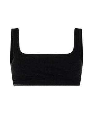 Nagnata Classic Wool Bralet - Black