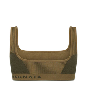 Nagnata Classic Wool Bralet - Fennel