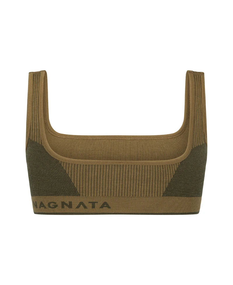 Nagnata Classic Wool Bralet - Fennel