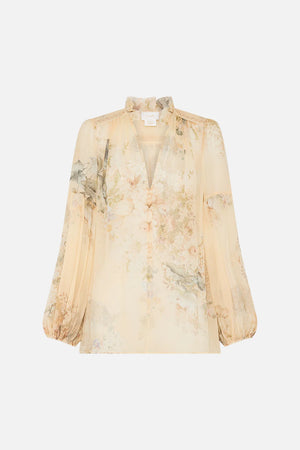 Camilla Frill Collard Blouse - The Adorned In Antiquity