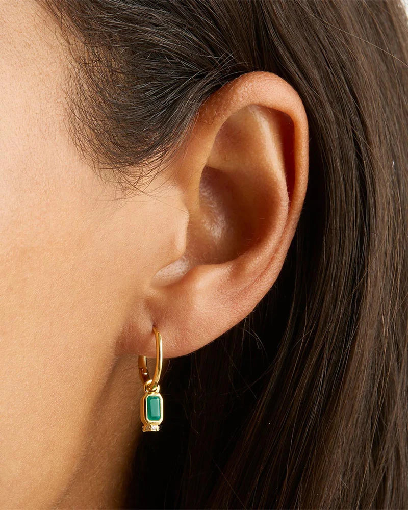 By Charlotte Strength Within Hoops - 18k gold Vermeil