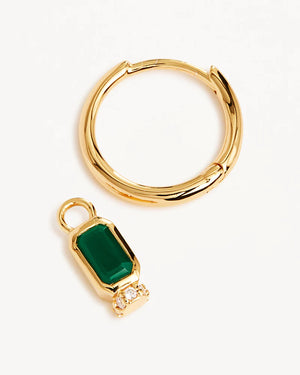 By Charlotte Strength Within Hoops - 18k gold Vermeil