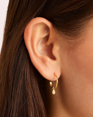 By Charlotte Grace Hoops - 18k Gold vermeil