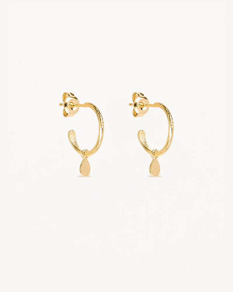 By Charlotte Grace Hoops - 18k Gold vermeil