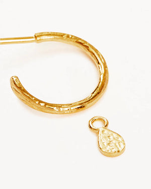 By Charlotte Grace Hoops - 18k Gold vermeil