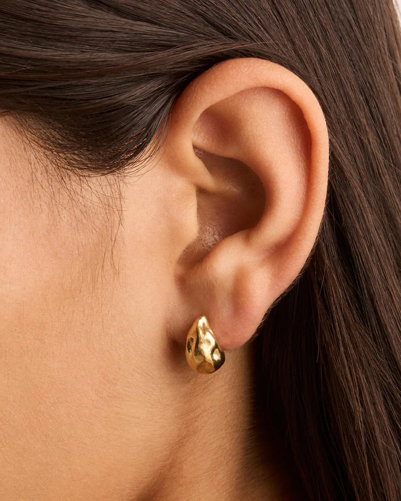 By Charlotte Wild Heart Small Earrings - 18k Gold Vermeil