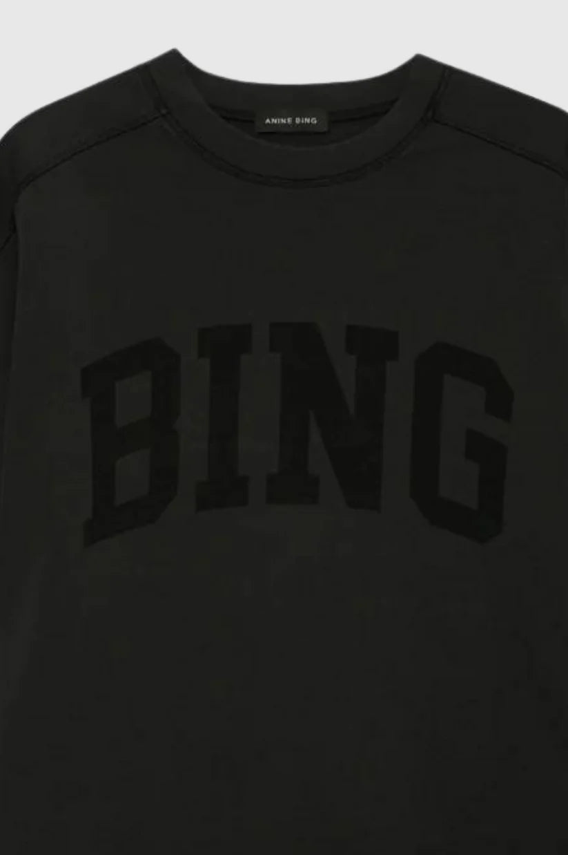 Anine Bing Jaylin Tee Bing - Vintage Black