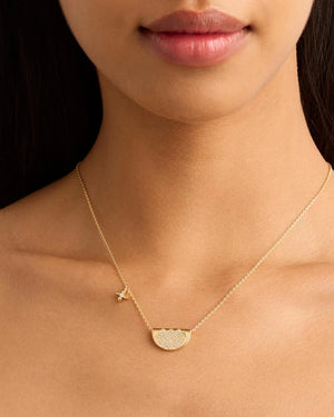 By Charlotte Live In Light Lotus Necklace