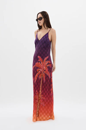 Muma World Midnight Bias Maxi Dress