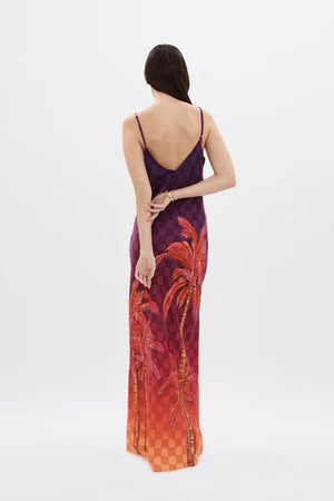 Muma World Midnight Bias Maxi Dress