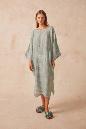 Estilo Emporio Nebbilo Dress - Pappagallo Green