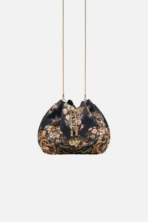 Camilla Drawstring Pouch With Chain Strap - Dynasty Daze