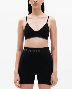 Nagnata Tri Wool Bralet - Black