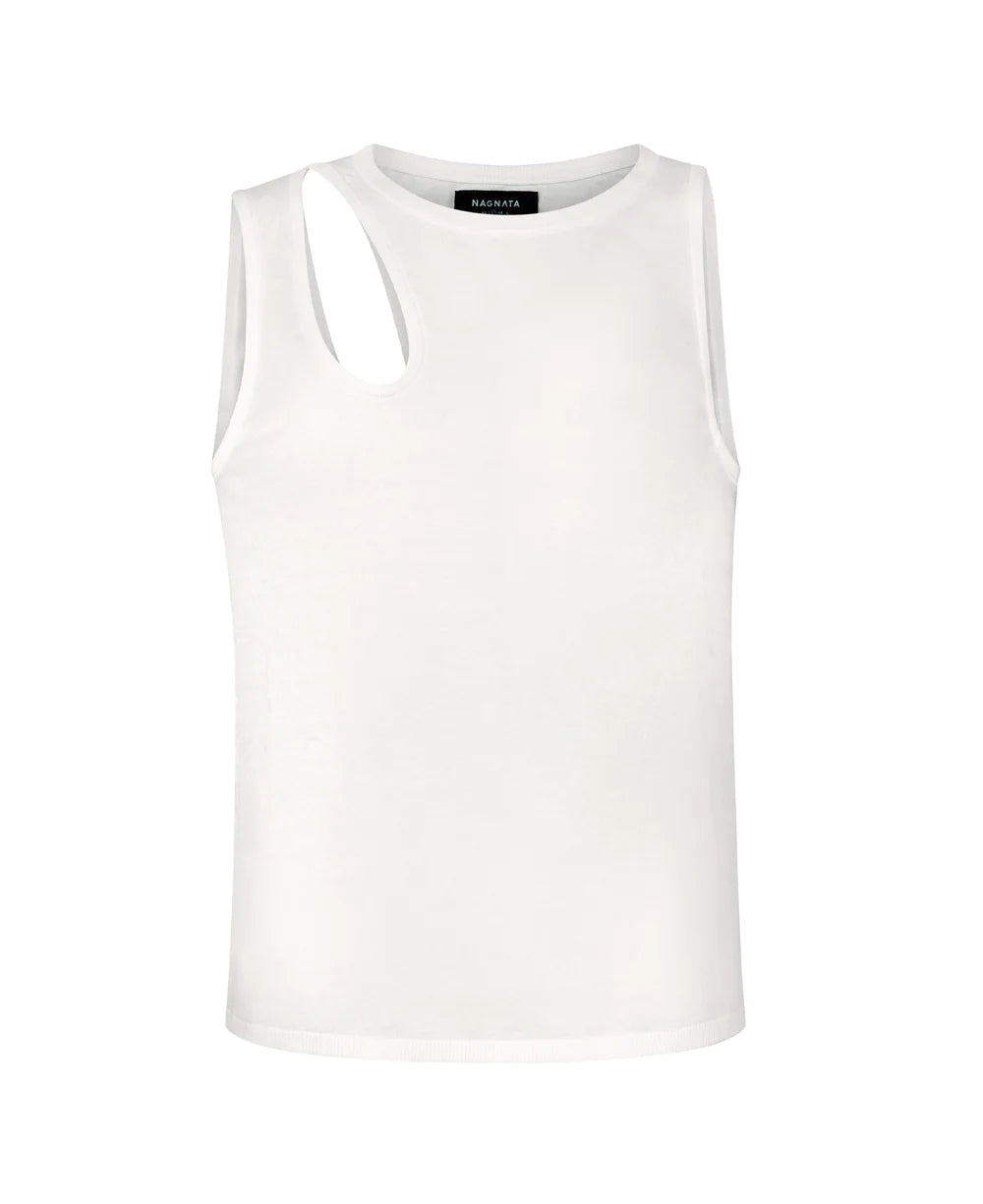 Nagnata Highlighter Tank - Cream/Sandstone